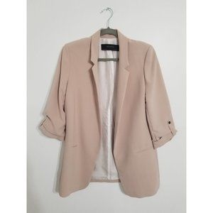 Zara Basic Light Rosy Pink Blazer